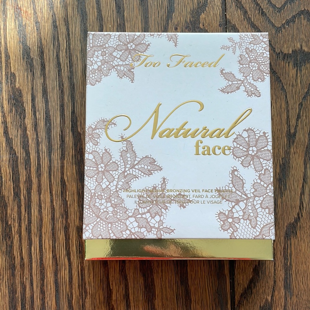 Too Faced Natural Face Palette HIGHLIGHTER, BLUSH, BRONZER